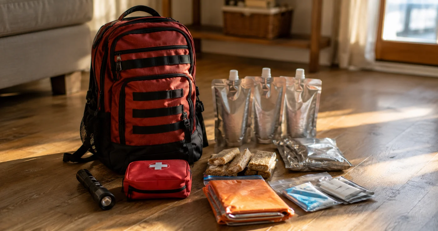 Household Emergency Backpack and Supplies